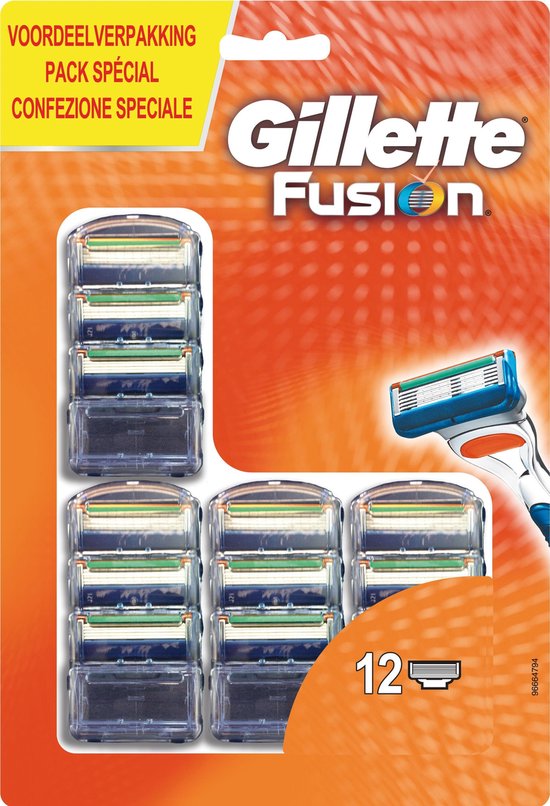 De Gillette Fusion scheermes is het populairste scheermes.