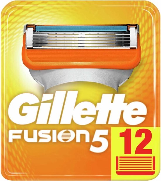 De Gillette Fusion scheermes kan tot twintig keer mee gaan.